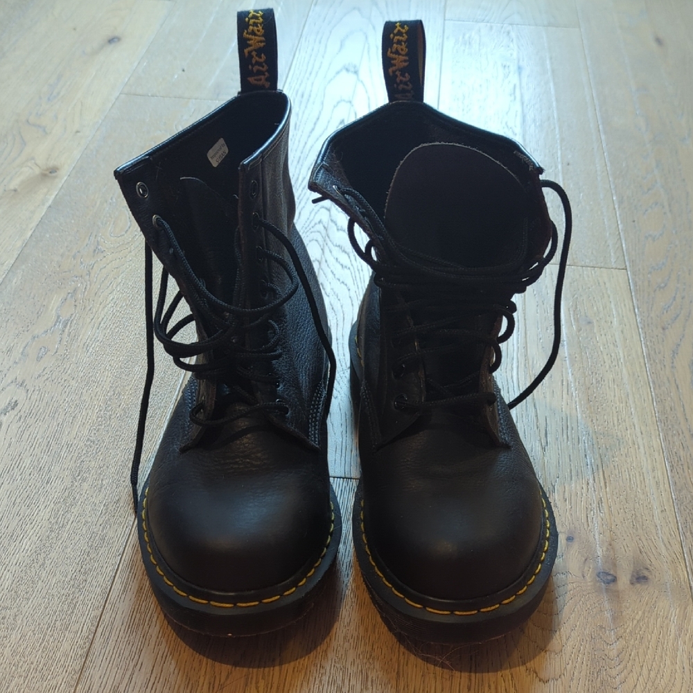 Dr. Martens Black Leather Boots
